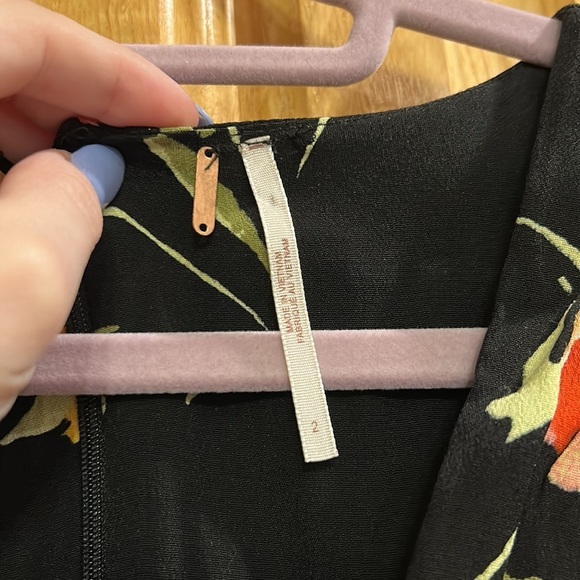 Free People Floral Black Dress - Picture 9 of 12